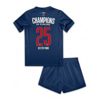 Paris Saint-Germain Fußballbekleidung Heimtrikot Kinder 2024-25 UCL Champions Kurzarm (+ kurze hosen)